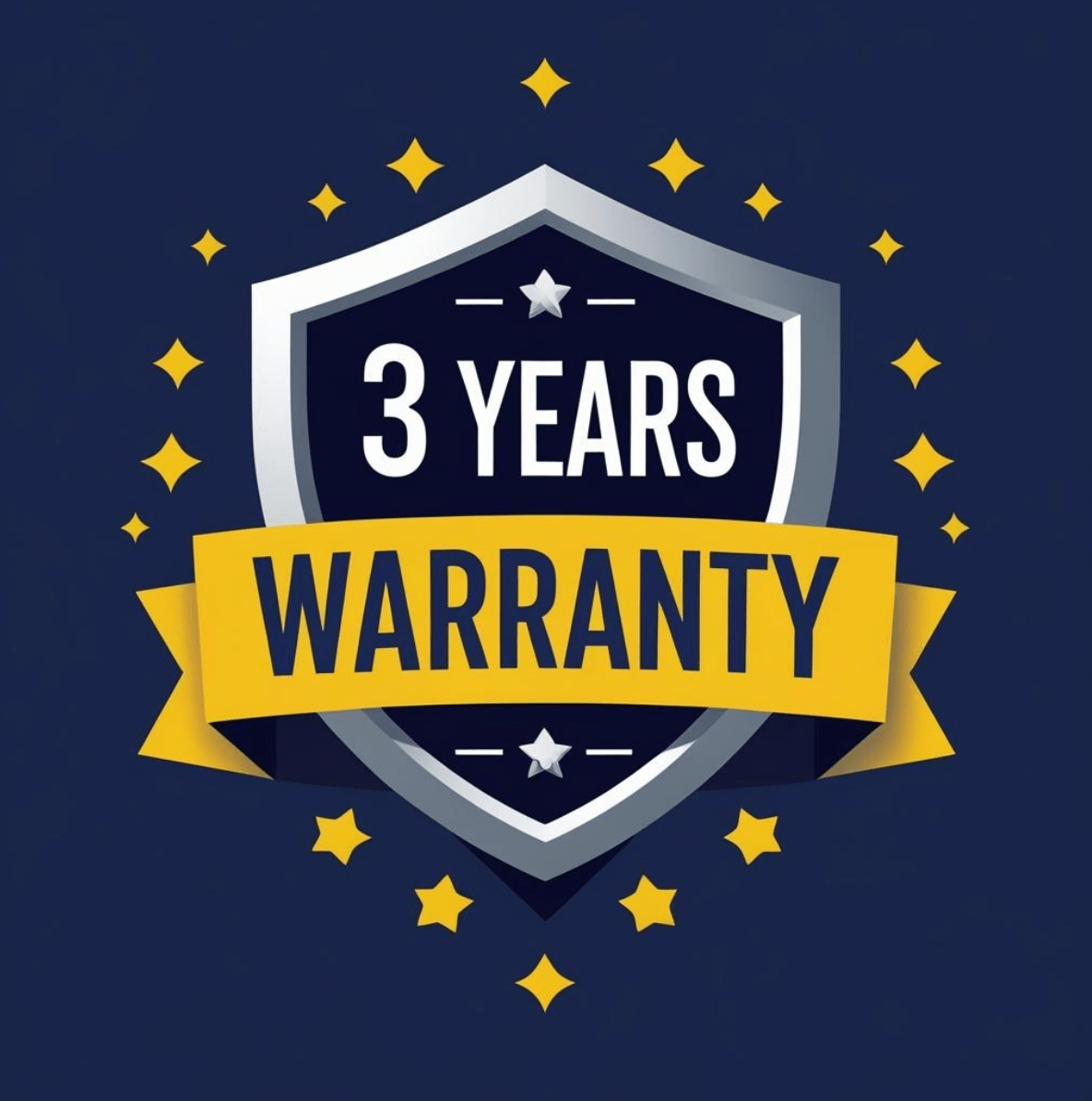 3 Years Waranty