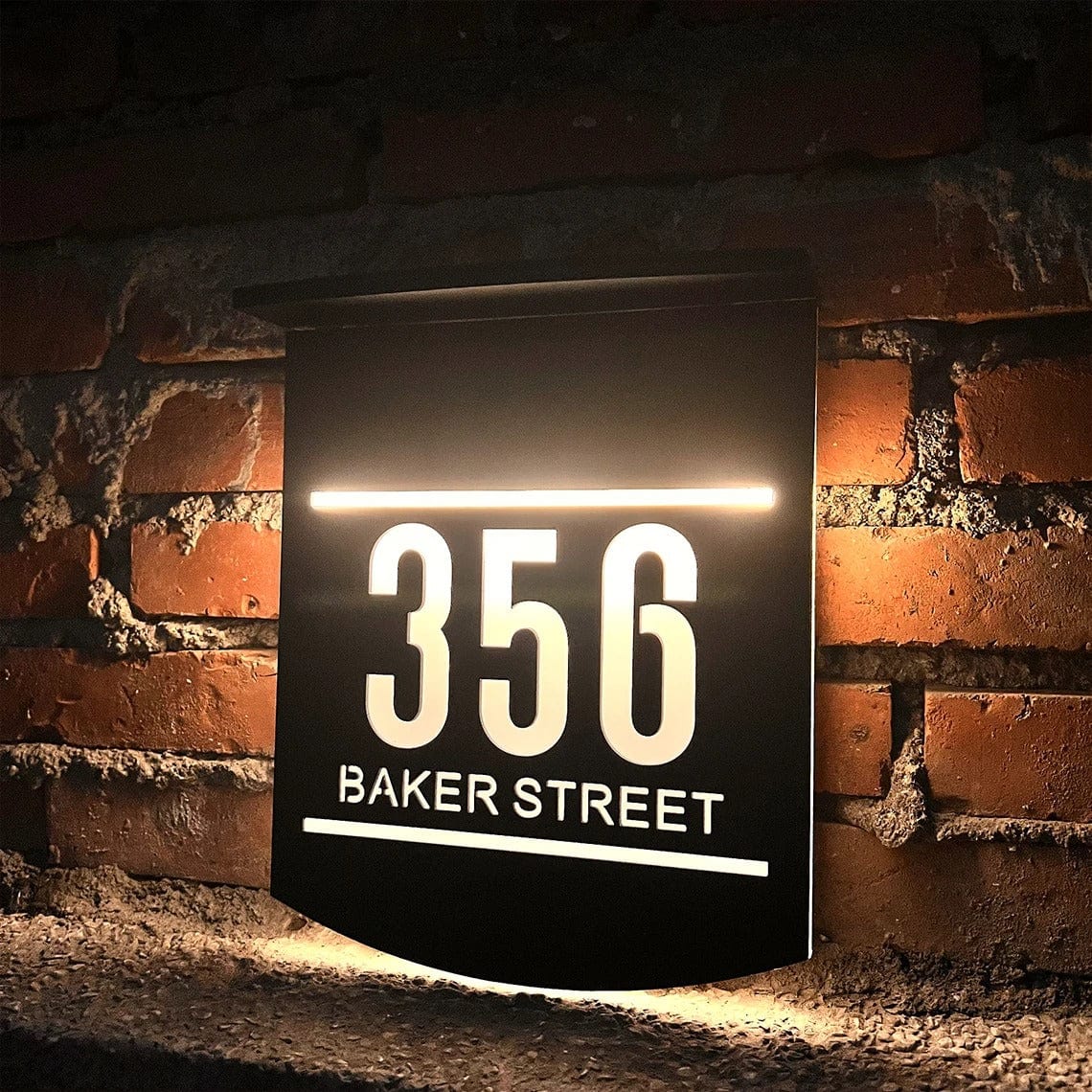 Customized LED Solar House Number
