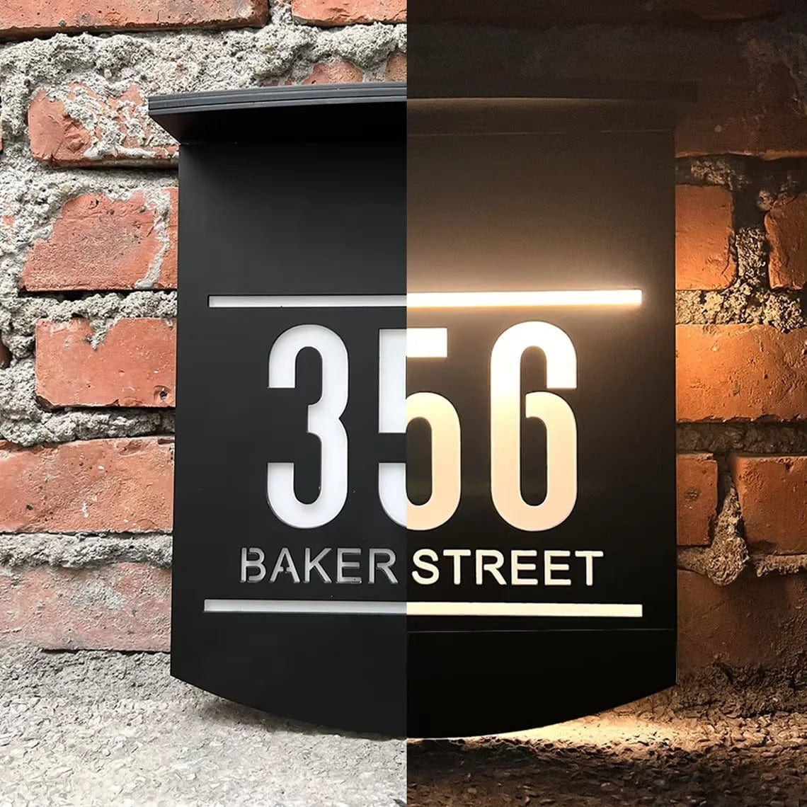 Customized LED Solar House Number