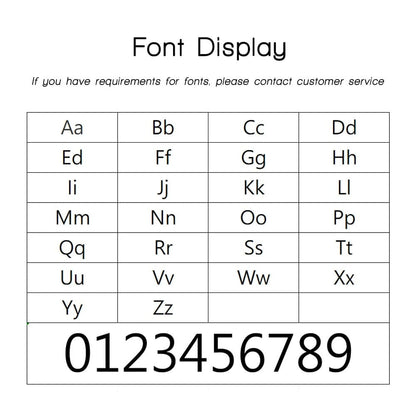 Custom Modern House Number Sign Matte