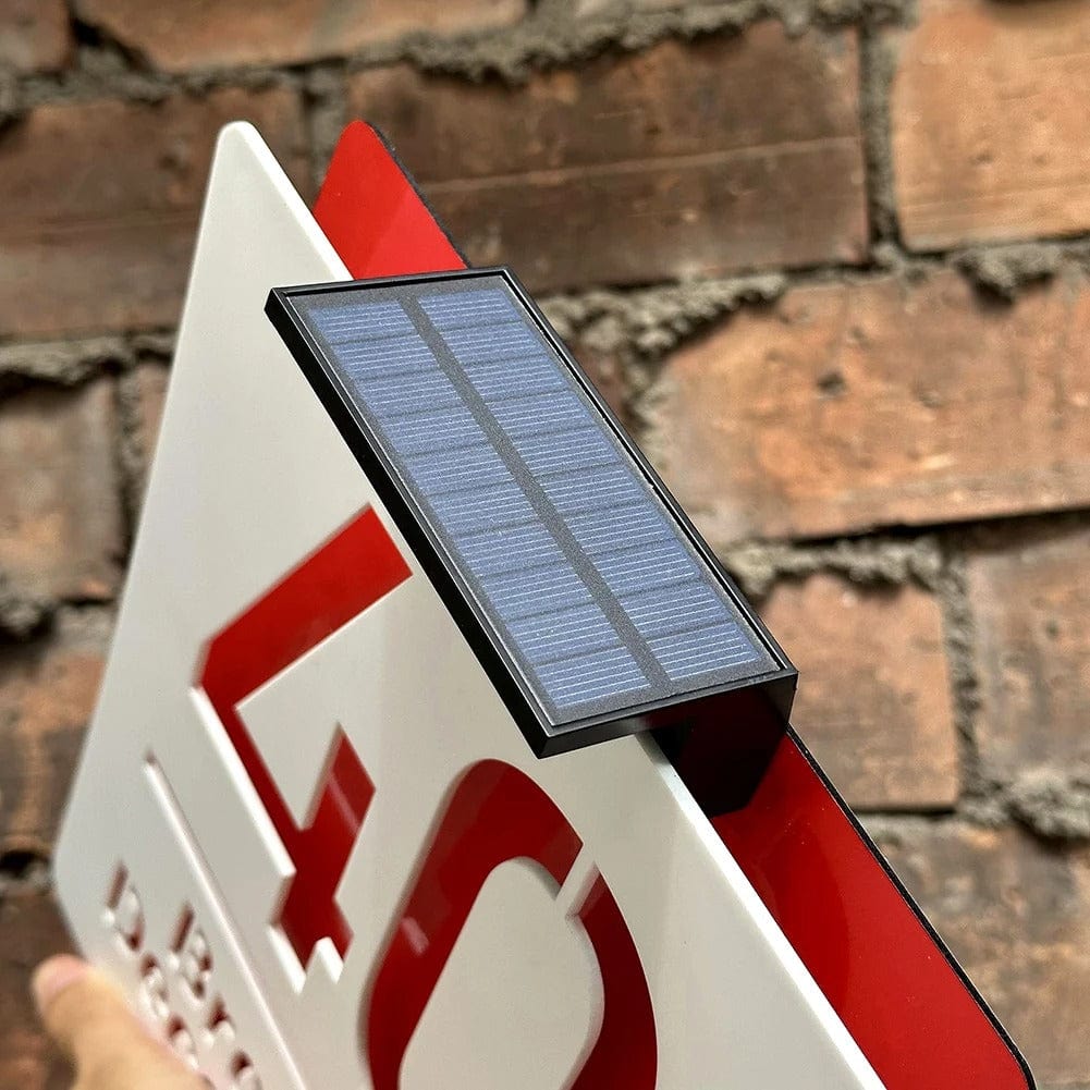 Personalized Solar House Number
